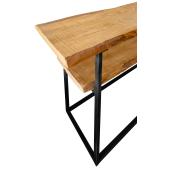 modern femlabas konzolasztal tomorfa koris lapokkal  minimal natur  butor.jpg